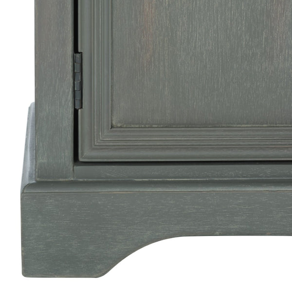 Safavieh Jarome Nightstand With Elegant Storage Drawer And Stylish Cabinet For Timeless Charm And Utility Ash Grey AMH6627A