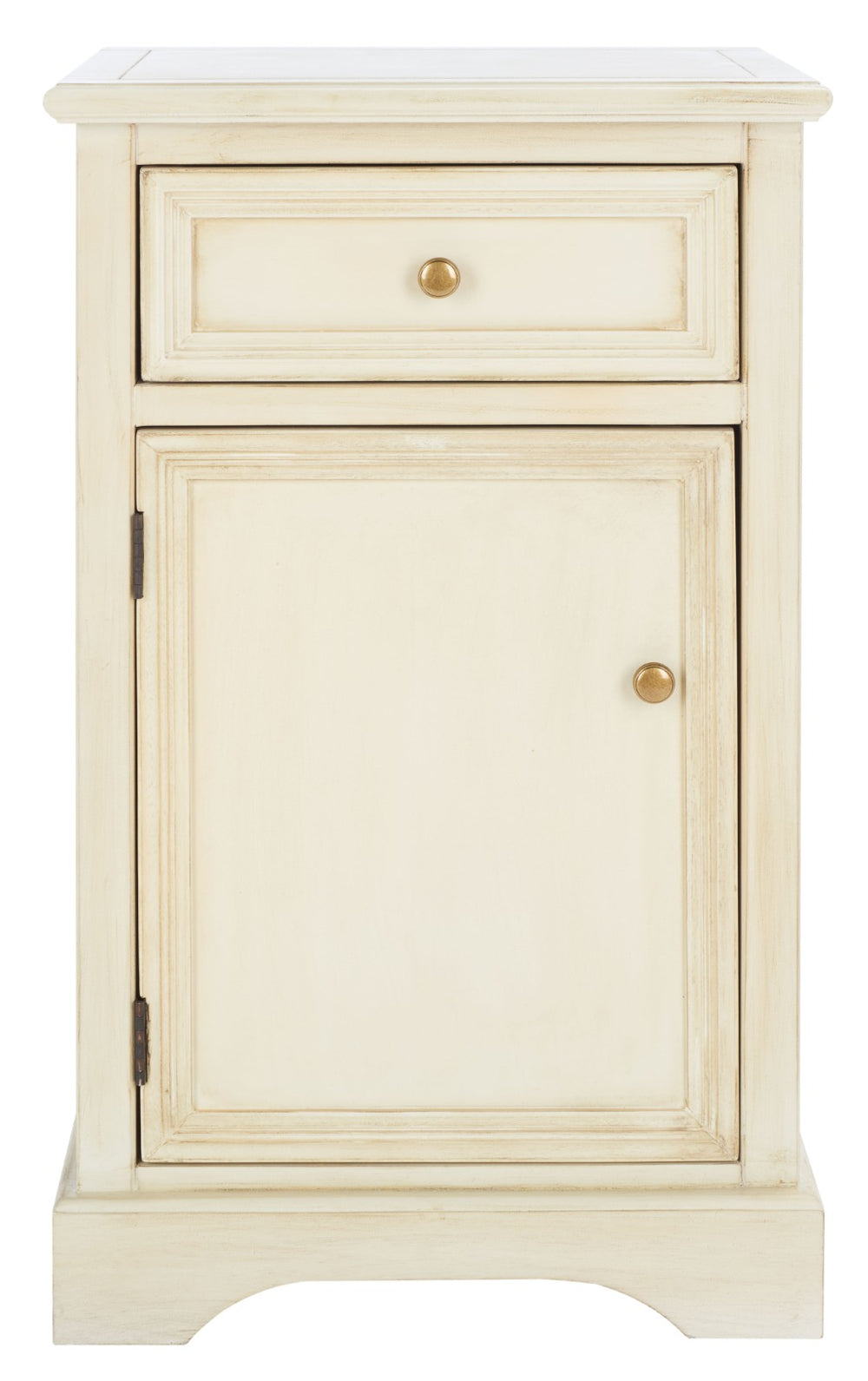 Safavieh Jarome Nightstand With Elegant Storage Drawer And Stylish Cabinet For Timeless Charm And Utility Barley AMH6627D