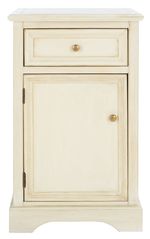 Safavieh Jarome Nightstand With Elegant Storage Drawer And Stylish Cabinet For Timeless Charm And Utility Barley AMH6627D