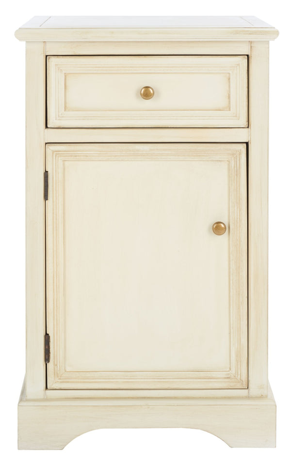 Safavieh Jarome Nightstand With Elegant Storage Drawer And Stylish Cabinet For Timeless Charm And Utility Barley AMH6627D