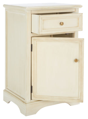 Safavieh Jarome Nightstand With Elegant Storage Drawer And Stylish Cabinet For Timeless Charm And Utility Barley AMH6627D