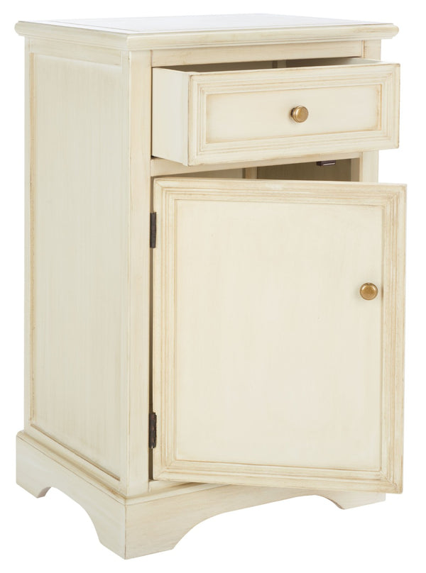 Safavieh Jarome Nightstand With Elegant Storage Drawer And Stylish Cabinet For Timeless Charm And Utility Barley AMH6627D