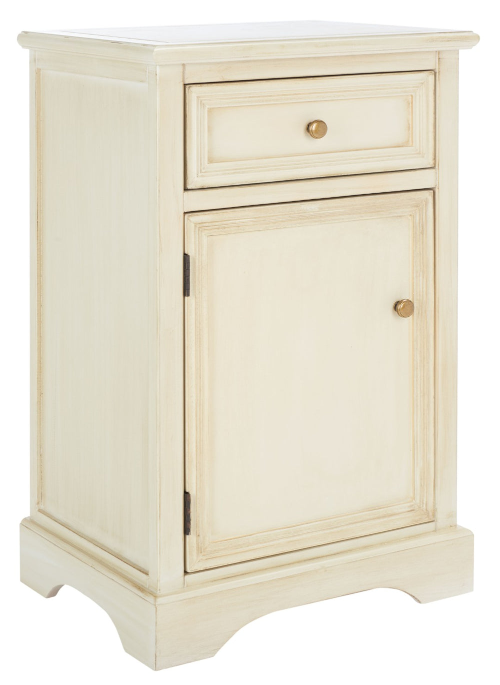 Safavieh Jarome Nightstand With Elegant Storage Drawer And Stylish Cabinet For Timeless Charm And Utility Barley AMH6627D