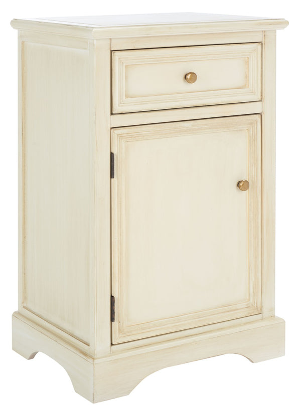 Safavieh Jarome Nightstand With Elegant Storage Drawer And Stylish Cabinet For Timeless Charm And Utility Barley AMH6627D