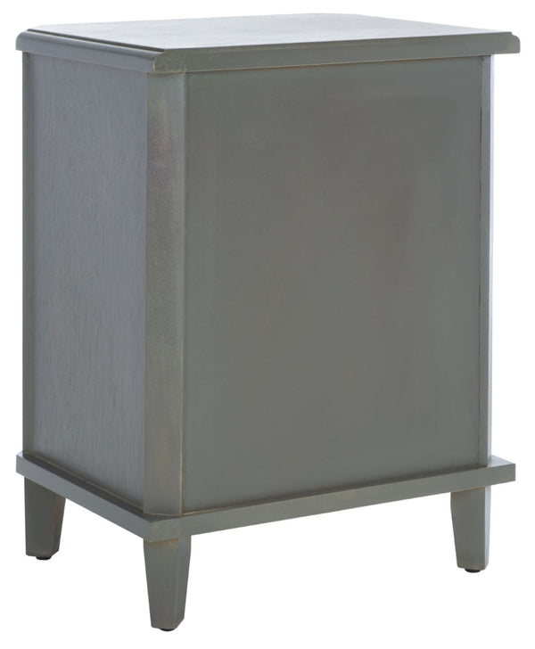 Safavieh Joe End Table – Stylish Farmhouse Design With 3 Spacious Storage Drawers For Living Room Or Bedroom Ash Grey AMH6629A