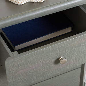 Safavieh Joe End Table – Stylish Farmhouse Design With 3 Spacious Storage Drawers For Living Room Or Bedroom Ash Grey AMH6629A