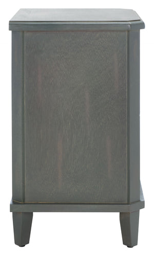 Safavieh Joe End Table – Stylish Farmhouse Design With 3 Spacious Storage Drawers For Living Room Or Bedroom Ash Grey AMH6629A