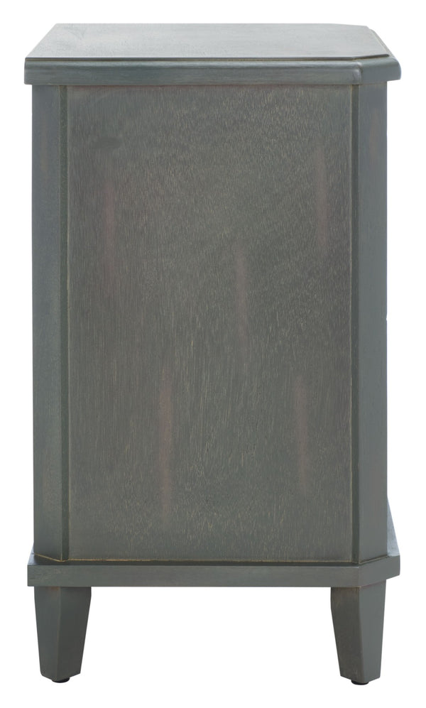 Safavieh Joe End Table – Stylish Farmhouse Design With 3 Spacious Storage Drawers For Living Room Or Bedroom Ash Grey AMH6629A