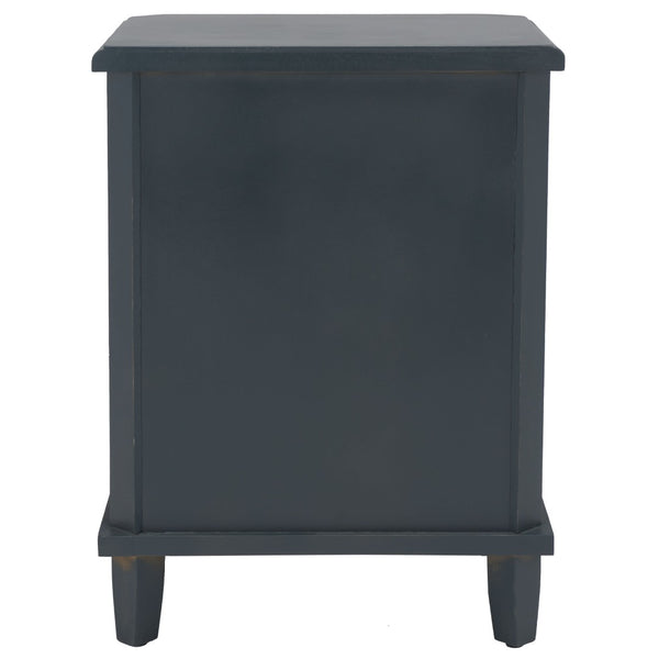 Safavieh Joe End Table – Stylish Farmhouse Design With 3 Spacious Storage Drawers For Living Room Or Bedroom Dark Teal AMH6629B