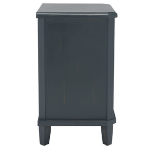 Safavieh Joe End Table – Stylish Farmhouse Design With 3 Spacious Storage Drawers For Living Room Or Bedroom Dark Teal AMH6629B