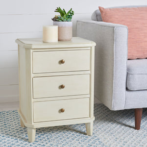 Safavieh Joe End Table – Stylish Farmhouse Design With 3 Spacious Storage Drawers For Living Room Or Bedroom Barley AMH6629D