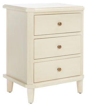 Safavieh Joe End Table – Stylish Farmhouse Design With 3 Spacious Storage Drawers For Living Room Or Bedroom Barley AMH6629D
