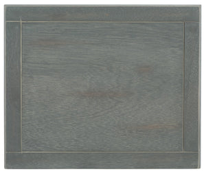 Safavieh Ziva One-Drawer Nightstand With Charming Glass Cabinet For Stylish Bedroom Storage & Display Ash Grey AMH6630A