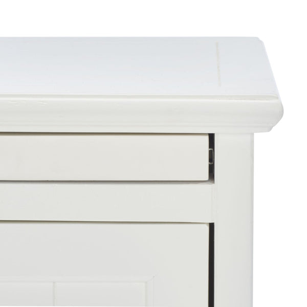 Safavieh Jezabel End Table With Pull-Out Tray - Charming Early American Design & Ample Storage Solutions AMH6633C