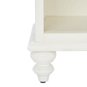 Safavieh Jezabel End Table With Pull-Out Tray - Charming Early American Design & Ample Storage Solutions AMH6633C