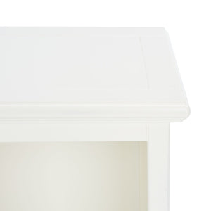 Safavieh Maralah Bookcase - Modern Minimalist Storage Solution With Fixed Shelves For Books And Decor Display White AMH6634B