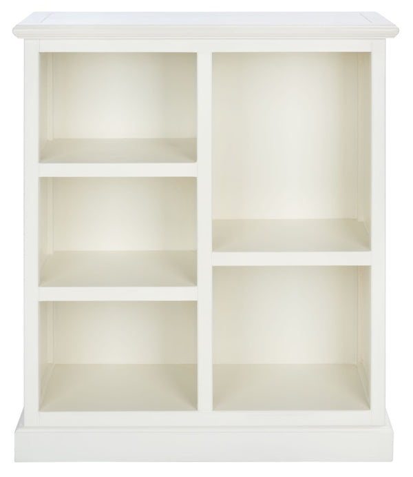 Safavieh Maralah Bookcase - Modern Minimalist Storage Solution With Fixed Shelves For Books And Decor Display White AMH6634B