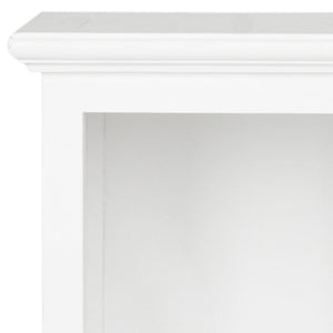 Safavieh Maralah Bookcase - Modern Minimalist Storage Solution With Fixed Shelves For Books And Decor Display White AMH6634B