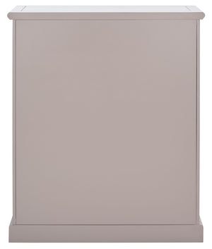 Safavieh Maralah Bookcase - Modern Minimalist Storage Solution With Fixed Shelves For Books And Decor Display Grey Mauve AMH6634C