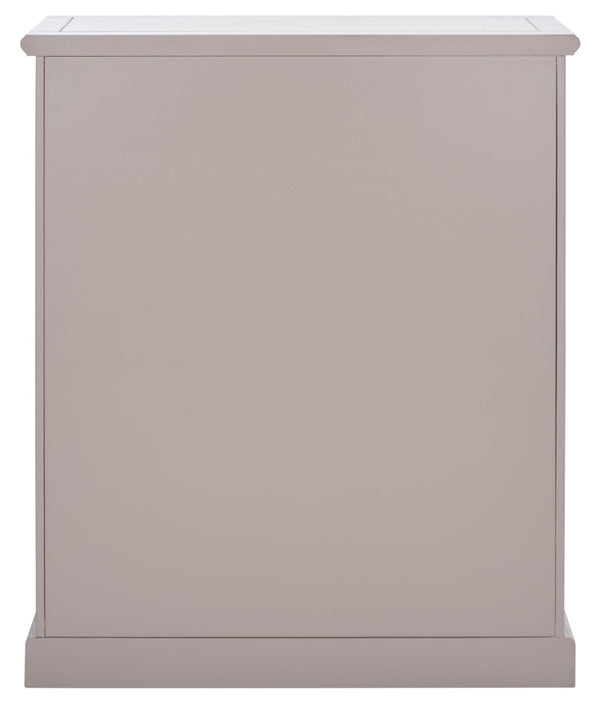 Safavieh Maralah Bookcase - Modern Minimalist Storage Solution With Fixed Shelves For Books And Decor Display Grey Mauve AMH6634C