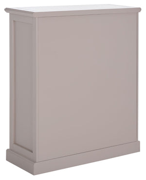 Safavieh Maralah Bookcase - Modern Minimalist Storage Solution With Fixed Shelves For Books And Decor Display Grey Mauve AMH6634C