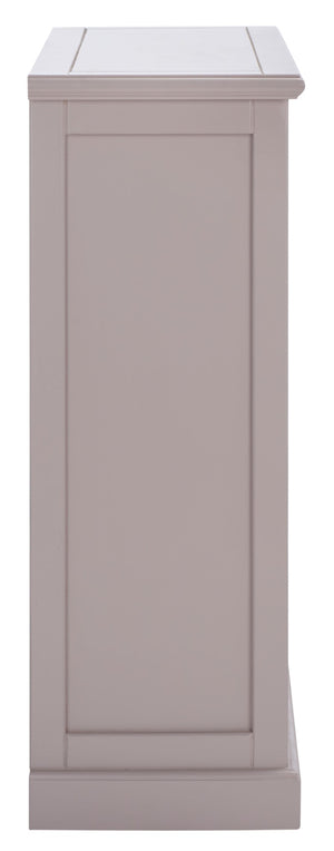 Safavieh Maralah Bookcase - Modern Minimalist Storage Solution With Fixed Shelves For Books And Decor Display Grey Mauve AMH6634C