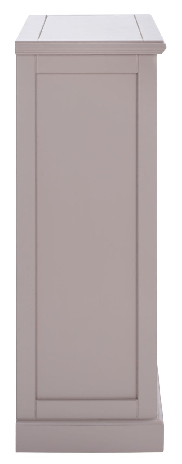 Safavieh Maralah Bookcase - Modern Minimalist Storage Solution With Fixed Shelves For Books And Decor Display Grey Mauve AMH6634C