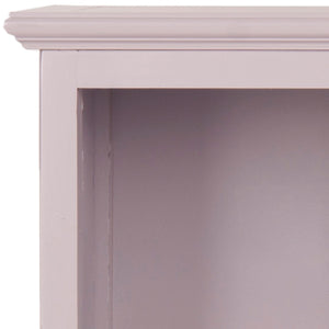 Safavieh Maralah Bookcase - Modern Minimalist Storage Solution With Fixed Shelves For Books And Decor Display Grey Mauve AMH6634C