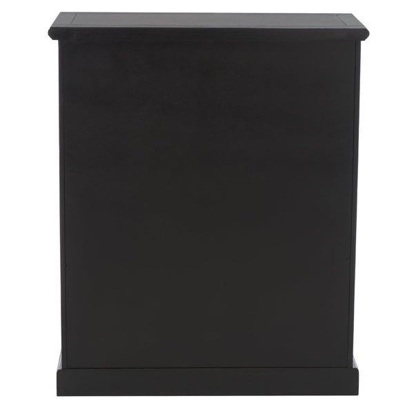 Safavieh Maralah Bookcase - Modern Minimalist Storage Solution With Fixed Shelves For Books And Decor Display Black AMH6634D