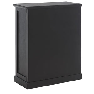 Safavieh Maralah Bookcase - Modern Minimalist Storage Solution With Fixed Shelves For Books And Decor Display Black AMH6634D
