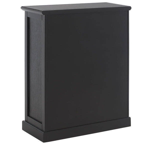 Safavieh Maralah Bookcase - Modern Minimalist Storage Solution With Fixed Shelves For Books And Decor Display Black AMH6634D