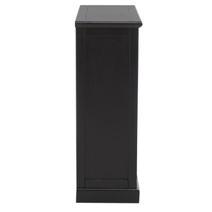 Safavieh Maralah Bookcase - Modern Minimalist Storage Solution With Fixed Shelves For Books And Decor Display Black AMH6634D