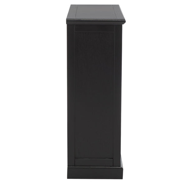 Safavieh Maralah Bookcase - Modern Minimalist Storage Solution With Fixed Shelves For Books And Decor Display Black AMH6634D