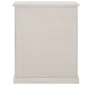 Safavieh Maralah Bookcase - Modern Minimalist Storage Solution With Fixed Shelves For Books And Decor Display White Wash AMH6634E