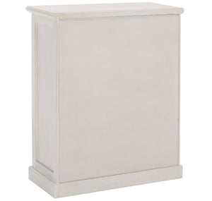 Safavieh Maralah Bookcase - Modern Minimalist Storage Solution With Fixed Shelves For Books And Decor Display White Wash AMH6634E