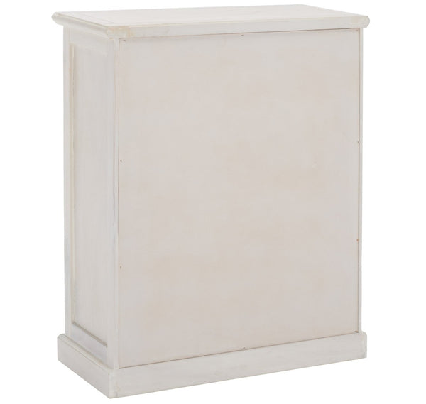 Safavieh Maralah Bookcase - Modern Minimalist Storage Solution With Fixed Shelves For Books And Decor Display White Wash AMH6634E