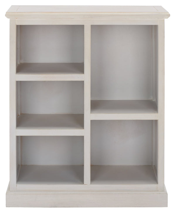 Safavieh Maralah Bookcase - Modern Minimalist Storage Solution With Fixed Shelves For Books And Decor Display White Wash AMH6634E