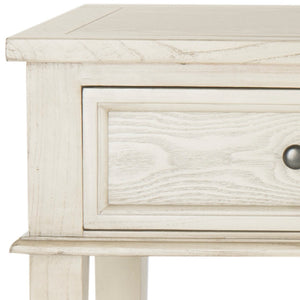 Safavieh Manelin Shaker-Inspired Console Table With Storage Drawers For Stylish Entryways And Living Spaces White Washed AMH6641B