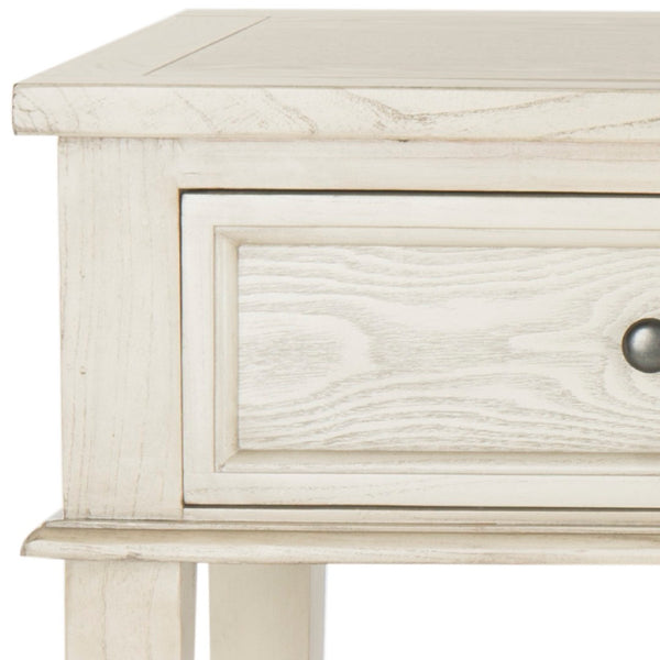 Safavieh Manelin Shaker-Inspired Console Table With Storage Drawers For Stylish Entryways And Living Spaces White Washed AMH6641B