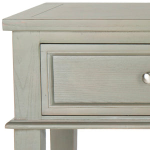Safavieh Manelin Shaker-Inspired Console Table With Storage Drawers For Stylish Entryways And Living Spaces Ash Grey AMH6641C