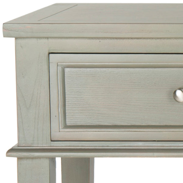 Safavieh Manelin Shaker-Inspired Console Table With Storage Drawers For Stylish Entryways And Living Spaces Ash Grey AMH6641C