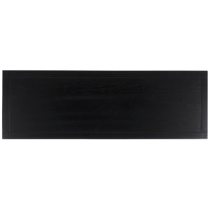 Safavieh Manelin Shaker-Inspired Console Table With Storage Drawers For Stylish Entryways And Living Spaces Black / Antique Gold AMH6641D