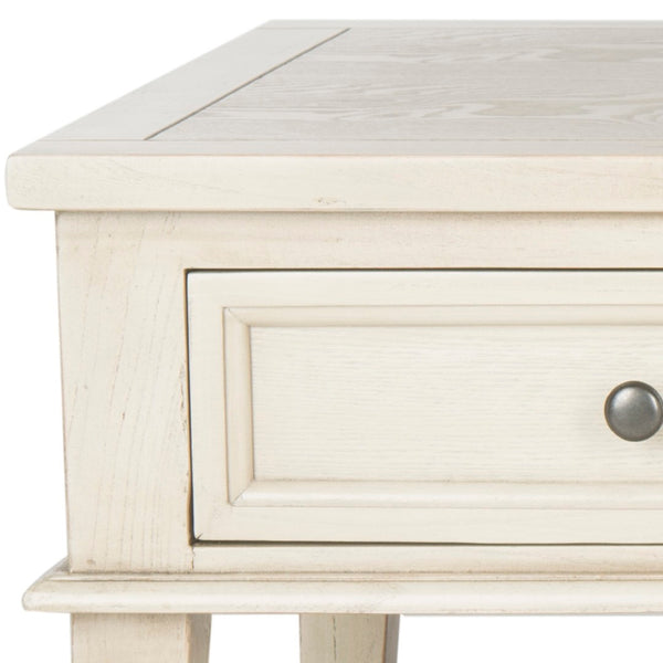 Safavieh Manelin Coffee Table With Storage Drawers – Shaker-Inspired Design For Elegant Living Room Style White Washed AMH6642B
