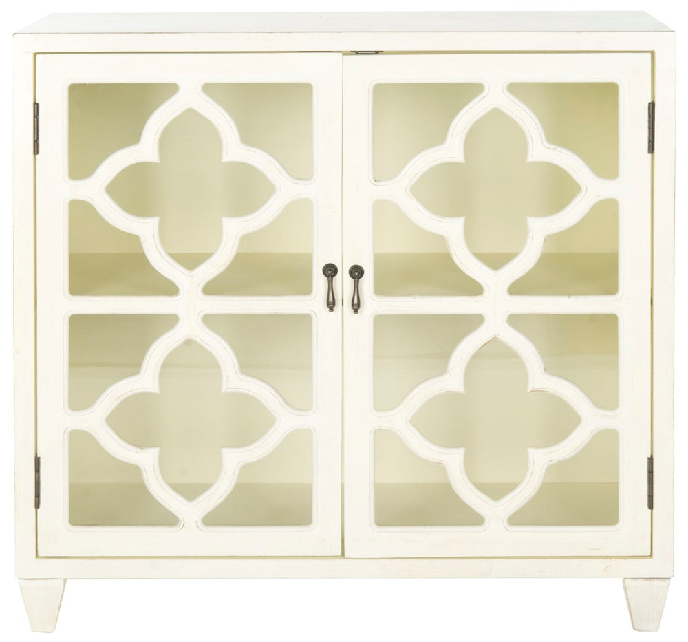 Safavieh Jevin Antique White Cabinet – Versatile Storage Solution With Classic Charm For Any Room Decor AMH7122A
