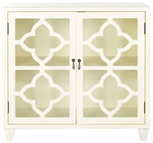 Safavieh Jevin Antique White Cabinet – Versatile Storage Solution With Classic Charm For Any Room Decor AMH7122A