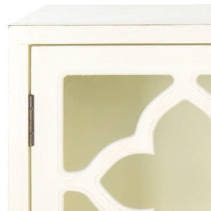 Safavieh Jevin Antique White Cabinet – Versatile Storage Solution With Classic Charm For Any Room Decor AMH7122A