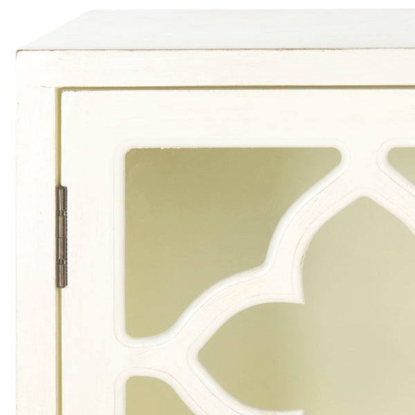 Safavieh Jevin Antique White Cabinet – Versatile Storage Solution With Classic Charm For Any Room Decor AMH7122A