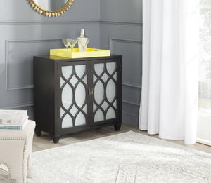 Safavieh Destino Cabinet - Sleek Black Storage Solution For Modern Spaces | Compact & Versatile Design, Easy Assembly AMH7123A