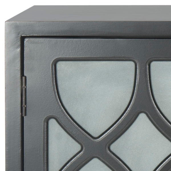 Safavieh Destino Cabinet - Sleek Black Storage Solution For Modern Spaces | Compact & Versatile Design, Easy Assembly AMH7123A