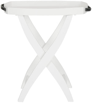 Safavieh Grady Tray Table - Chic X-Leg Accent With Removable Serving Tray In Sustainable Mango Wood Finish AMH8205A